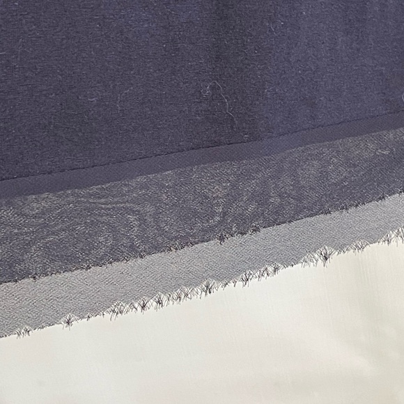 Coldwater Creek black tank w/chiffon edge 1X - Picture 4 of 8